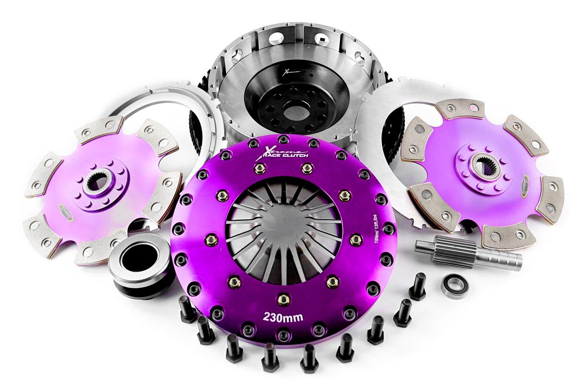 Xtreme Performance - Conversion Clutch Kit Inc SMF - 230mm Twin Solid Ceramic KBM23599-2E