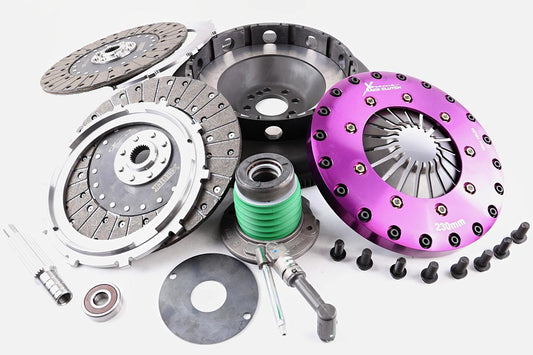 Xtreme Performance - 230mm Organic Twin Plate Clutch Kit Incl Flywheel & CSC 1200Nm KCR23636-2G