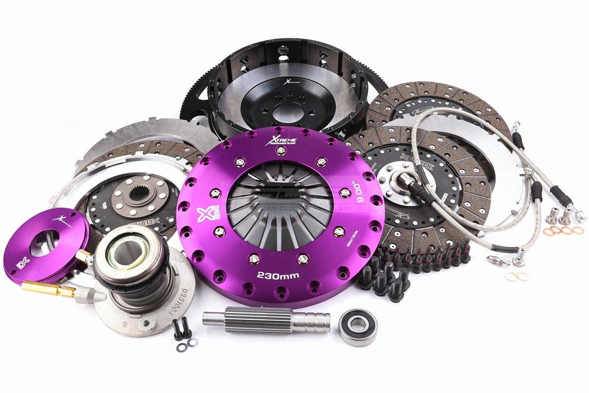 Xtreme Performance - 230mm Organic Triple Plate Clutch Kit Incl Flywheel & CSC KCR23683-3G