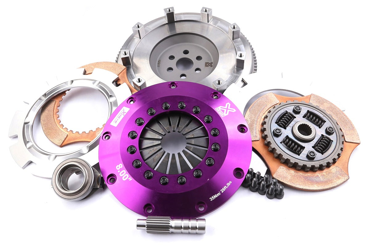 Xtreme Performance - 200mm Sprung Ceramic Twin Plate Clutch Kit Incl Flywheel 1200Nm KFD20523-2B