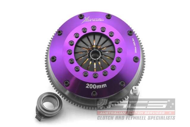 Xtreme Performance - 200mm Rigid Ceramic Twin Plate Clutch Kit Incl Flywheel 1200Nm KFD20523-2E