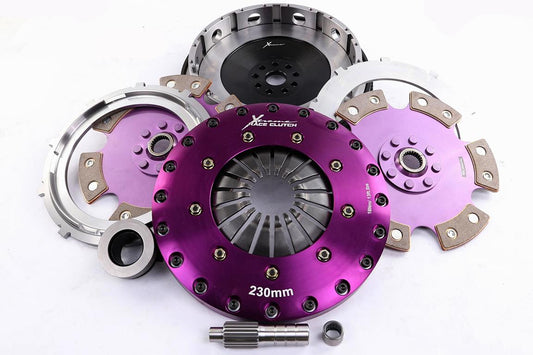 Xtreme Performance - 230mm Rigid Ceramic Twin Plate Clutch Kit Incl Flywheel 1800Nm KFD23533-2E