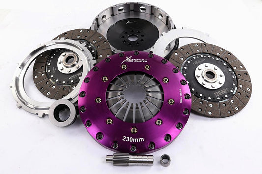 Xtreme Performance - 230mm Organic Twin Plate Clutch Kit Incl Flywheel 1200Nm KFD23533-2G