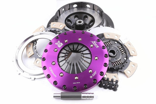 Xtreme Performance - 230mm Sprung Ceramic Twin Plate Clutch Kit Incl Flywheel 1000Nm KFD23558-2B