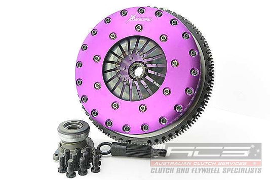 Xtreme Performance - 230mm Sprung Ceramic Twin Plate Clutch Kit Incl Flywheel & CSC 1000Nm KFD23648-2B