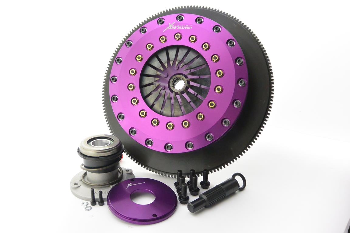 Xtreme Performance - 230mm Rigid Ceramic Twin Plate Clutch Kit Incl Flywheel & CSC 1800Nm KFD23670-2E