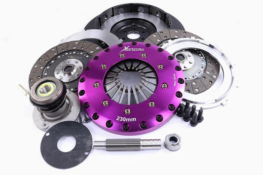 Xtreme Performance - 230mm Organic Twin Plate Clutch Kit Incl Flywheel & CSC 1200Nm KFD23670-2G