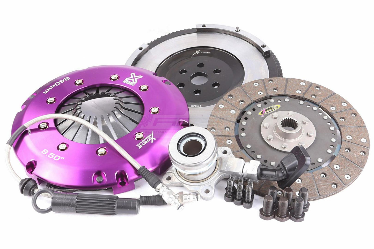 Xtreme Performance - Rigid Organic Plate Clutch Kit Incl Flywheel & CSC KFD24640-1G