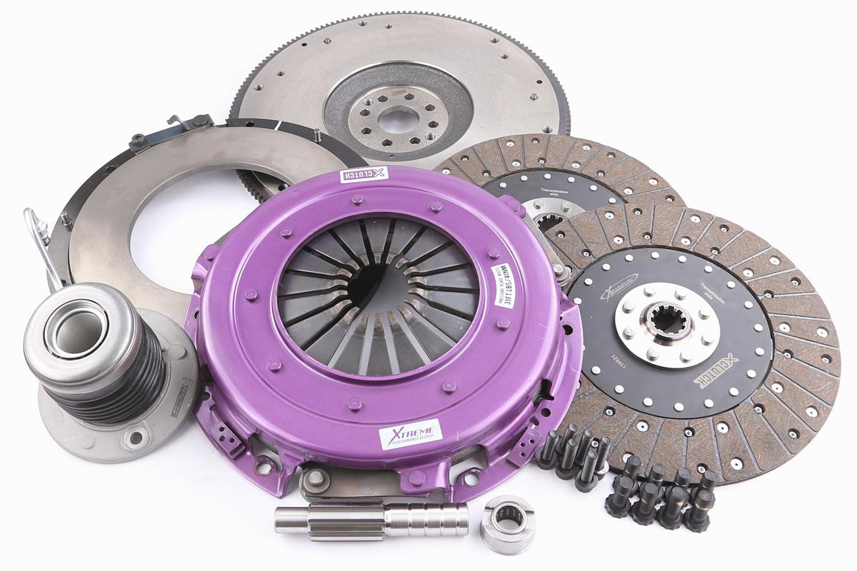 Xtreme Performance - 270mm Organic Twin Plate Clutch Kit Incl Flywheel & CSC 1300Nm KFD27656-2G