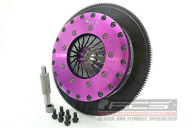 Xtreme Performance - 230mm Rigid Ceramic Twin Plate Clutch Kit Incl Flywheel 1800Nm KGM23530-2E