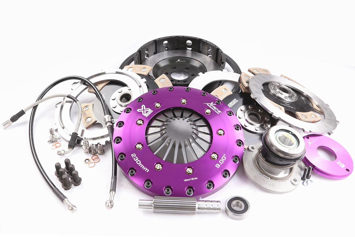 Xtreme Motorsport - 230mm Rigid Ceramic Triple Plate Clutch Kit Incl Flywheel & CSC KGM23631-3E