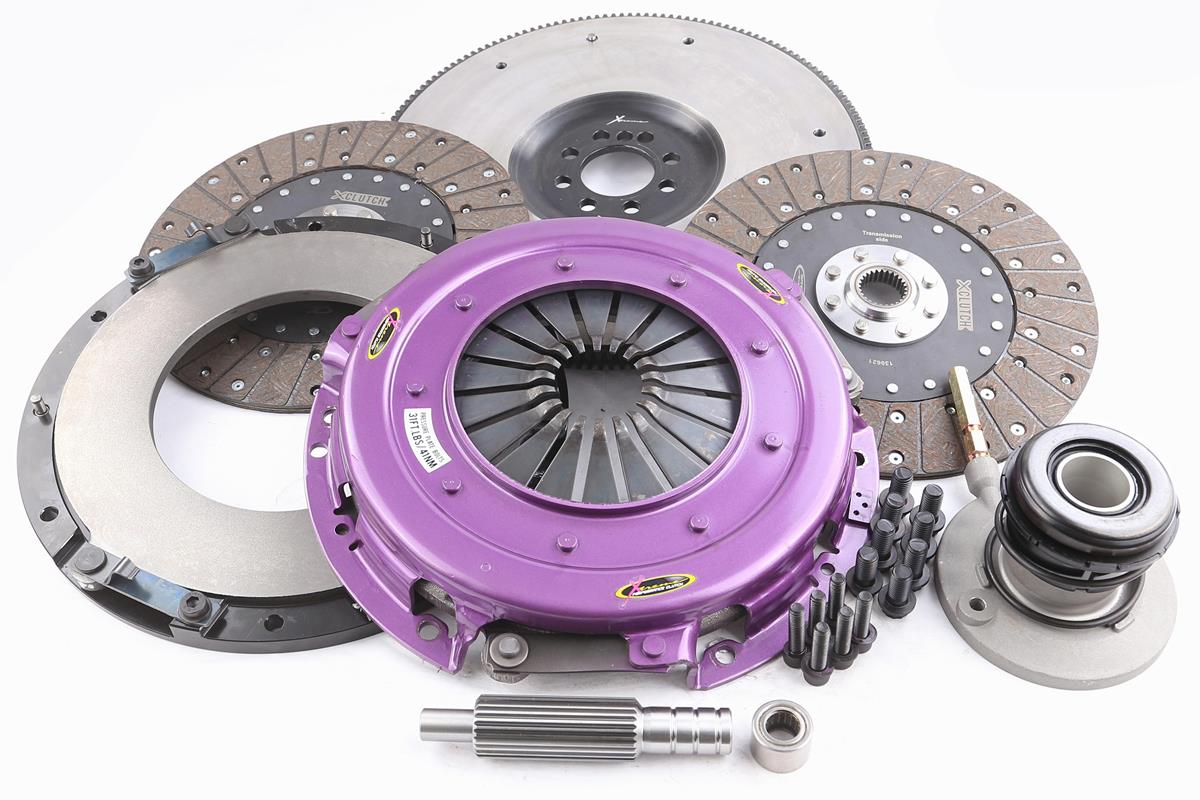 Xtreme Performance - 270mm Organic Twin Plate Clutch Kit Incl Flywheel & CSC 1300Nm KGM27635-2G