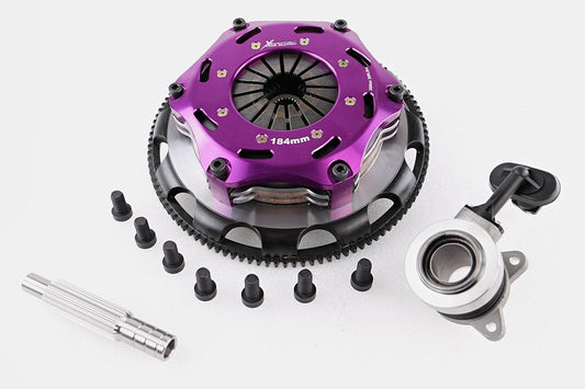 Xtreme Performance - 184mm Rigid Ceramic Twin Plate Clutch Kit Incl Flywheel & CSC 1220Nm KHD18631-2E