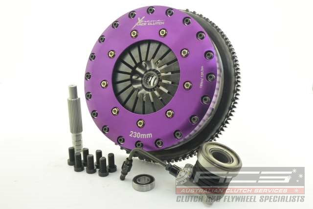 Xtreme Performance - 230mm Organic Twin Plate Clutch Kit Incl Flywheel & CSC 1200Nm KHD23630-2G