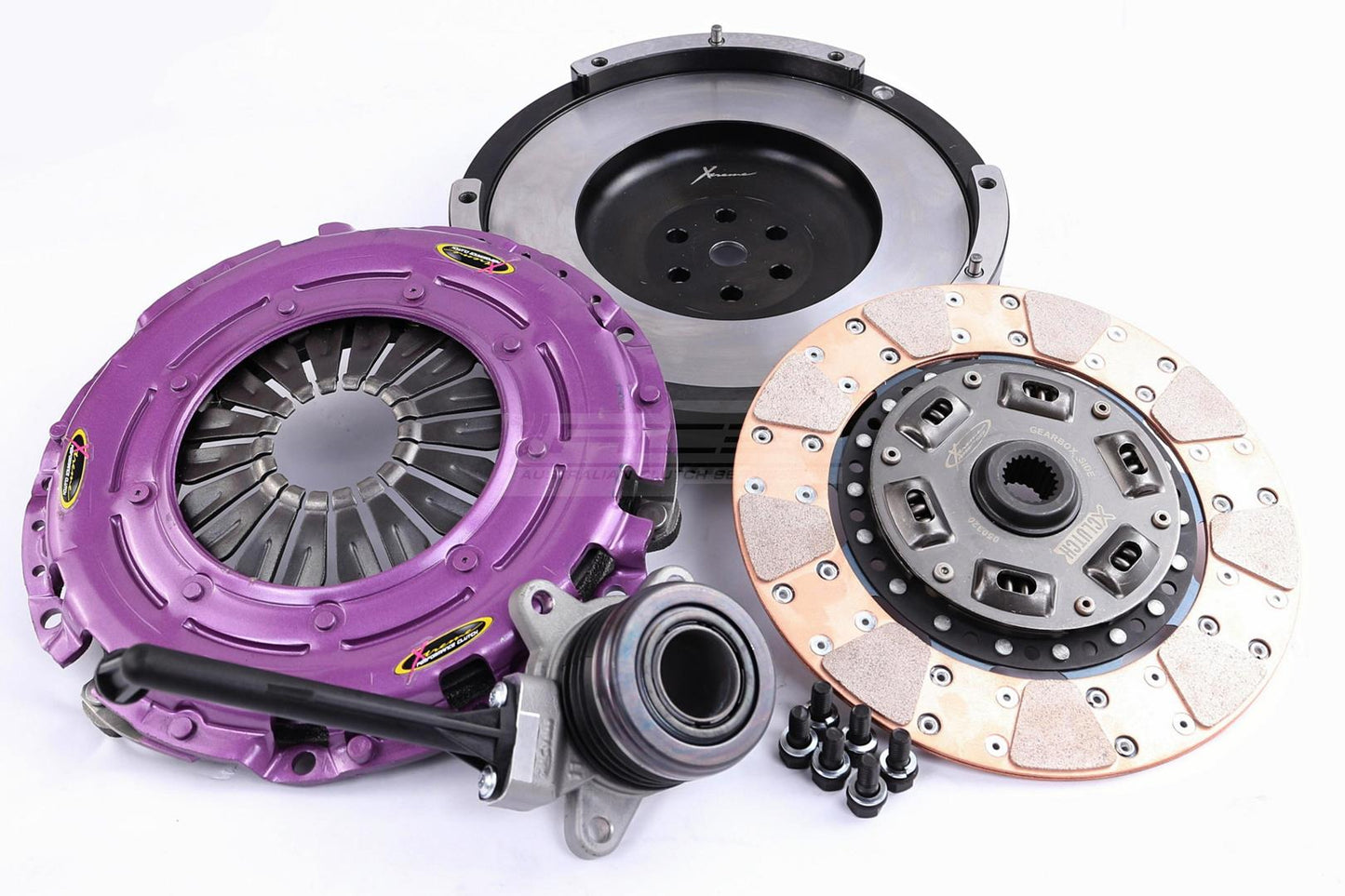 Clutch Kit - Xtreme Performance Heavy Duty Cushioned Ceramic Conversion kit to solid flywheel  550Nm  KHD24624-1C