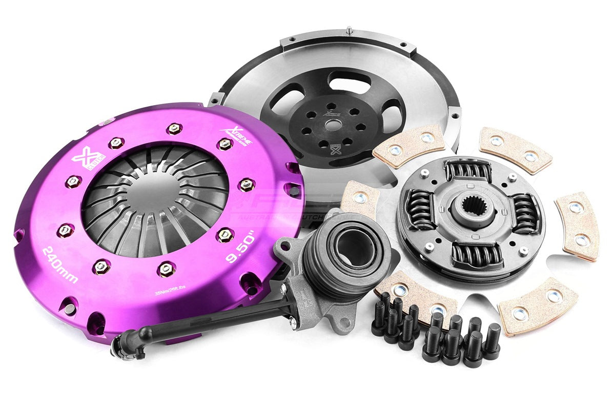 Clutch Kit - Xtreme Performance Heavy Duty Sprung Ceramic Incl Flywheel & CSC 660Nm Conversion kit Dual-mass to solid flywheel KHD24626-1B