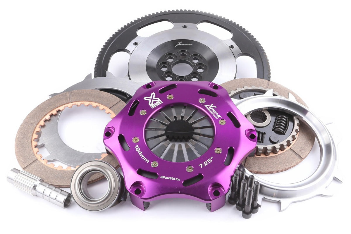 Xtreme Performance - 184mm Sprung Ceramic Twin Plate Clutch Kit Incl Flywheel 1220Nm KHN18523-2B