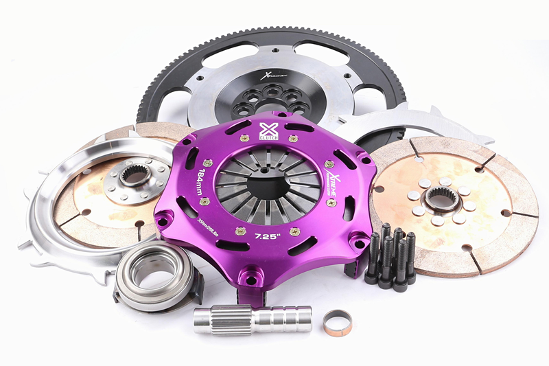 Xtreme Performance - 184mm Rigid Ceramic Twin Plate Clutch Kit Incl Flywheel 1220Nm KHN18523-2E