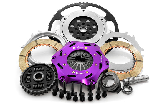 Xtreme Performance - 184mm Sprung Ceramic Twin Plate Clutch Kit Incl Flywheel 1220Nm KHN18537-2B