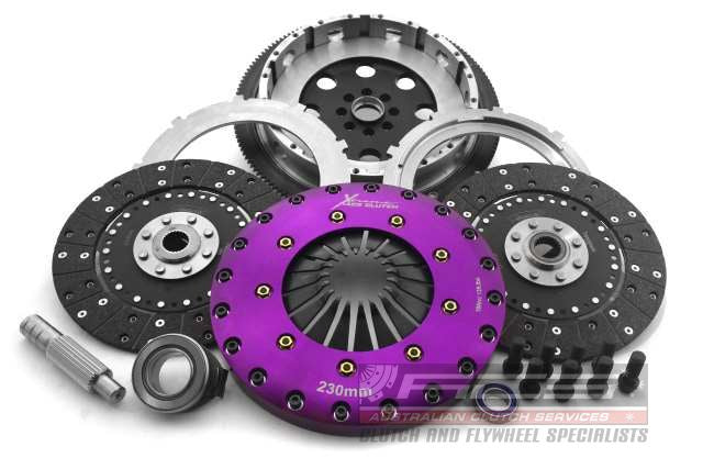 Xtreme Performance - 230mm Organic Twin Plate Clutch Kit Incl Flywheel 1200Nm KHN23537-2G