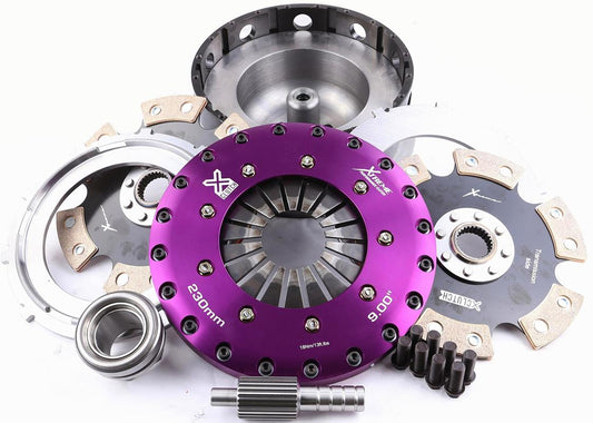 Xtreme Performance - 230mm Rigid Ceramic Twin Plate Clutch Kit Incl Flywheel 1800Nm KHN23591-2E