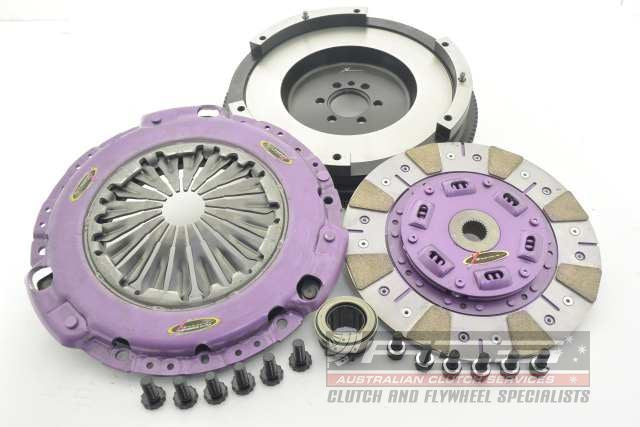 Clutch Kit - Xtreme Performance Heavy Duty Cushioned Ceramic Incl Flywheel 570Nm KMC23540-1C