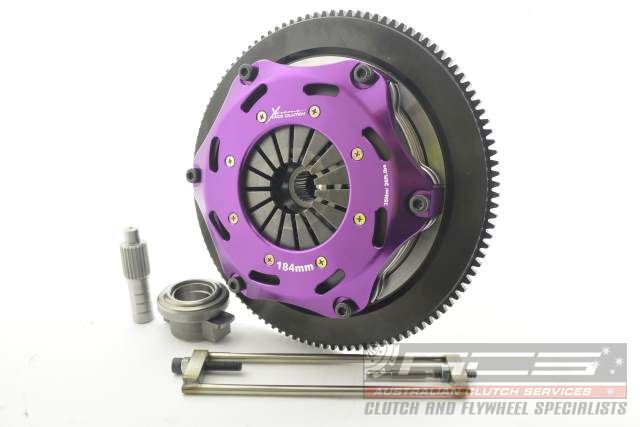 Xtreme Performance - 184mm Sprung Ceramic Twin Plate Clutch Kit Incl Flywheel 1220Nm KMI18522-2B