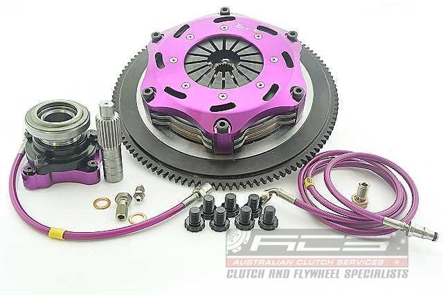 Xtreme Performance - 184mm Rigid Ceramic Twin Plate Clutch Kit Incl Flywheel & CSC 1220Nm KMI18682-2E