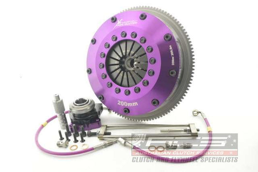 Xtreme Performance - 200mm Sprung Ceramic Twin Plate Clutch Kit Incl Flywheel & CSC 1200Nm KMI20682-2B