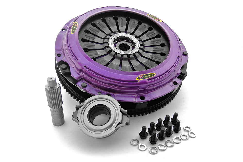 Xtreme Performance - 230mm Rigid Ceramic Twin Plate Clutch Kit Incl Flywheel 1800Nm KMI23523-2E