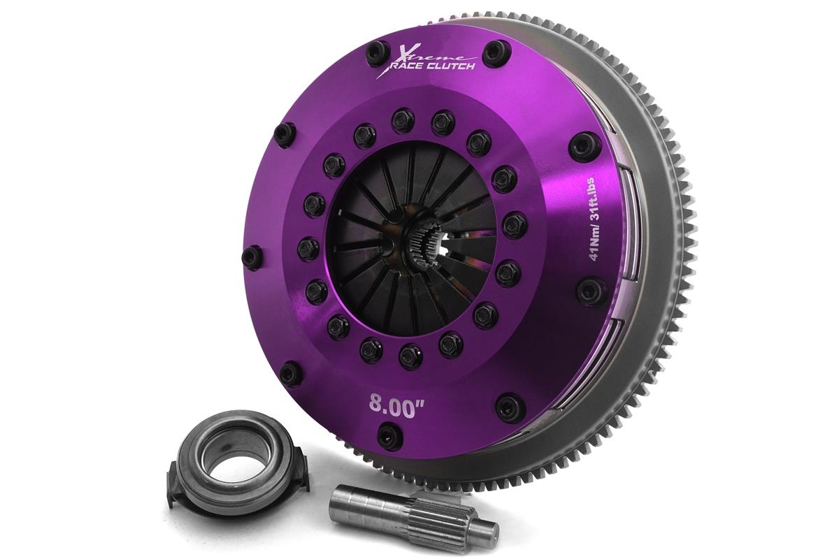 Xtreme Performance - 200mm Rigid Ceramic Twin Plate Clutch Kit Incl Flywheel 1200Nm KMZ20524-2E