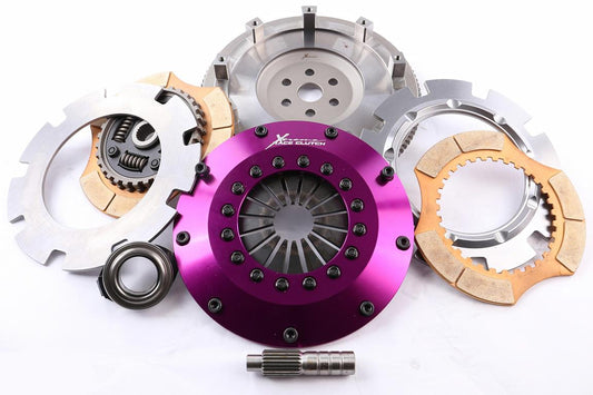 Xtreme Performance - 200mm Sprung Ceramic Twin Plate Clutch Kit Incl Flywheel 1200Nm KMZ20525-2B