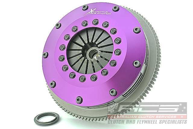 Xtreme Performance - 200mm Sprung Ceramic Twin Plate Clutch Kit Incl Flywheel 1200Nm KMZ20525-2B