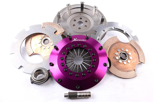 Xtreme Performance - 200mm Rigid Ceramic Twin Plate Clutch Kit Incl Flywheel 1200Nm KMZ20525-2E