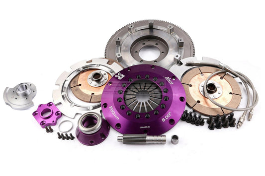 Xtreme Performance - 200mm Rigid Ceramic Twin Plate Clutch Kit Incl Flywheel & CSC 1200Nm KMZ20680-2E