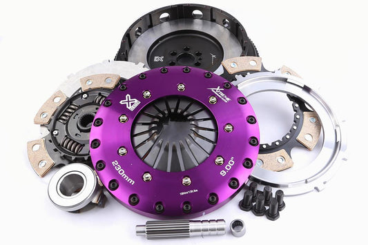 Xtreme Performance - 230mm Sprung Ceramic Twin Plate Clutch Kit Incl Flywheel 1000Nm KMZ23530-2B