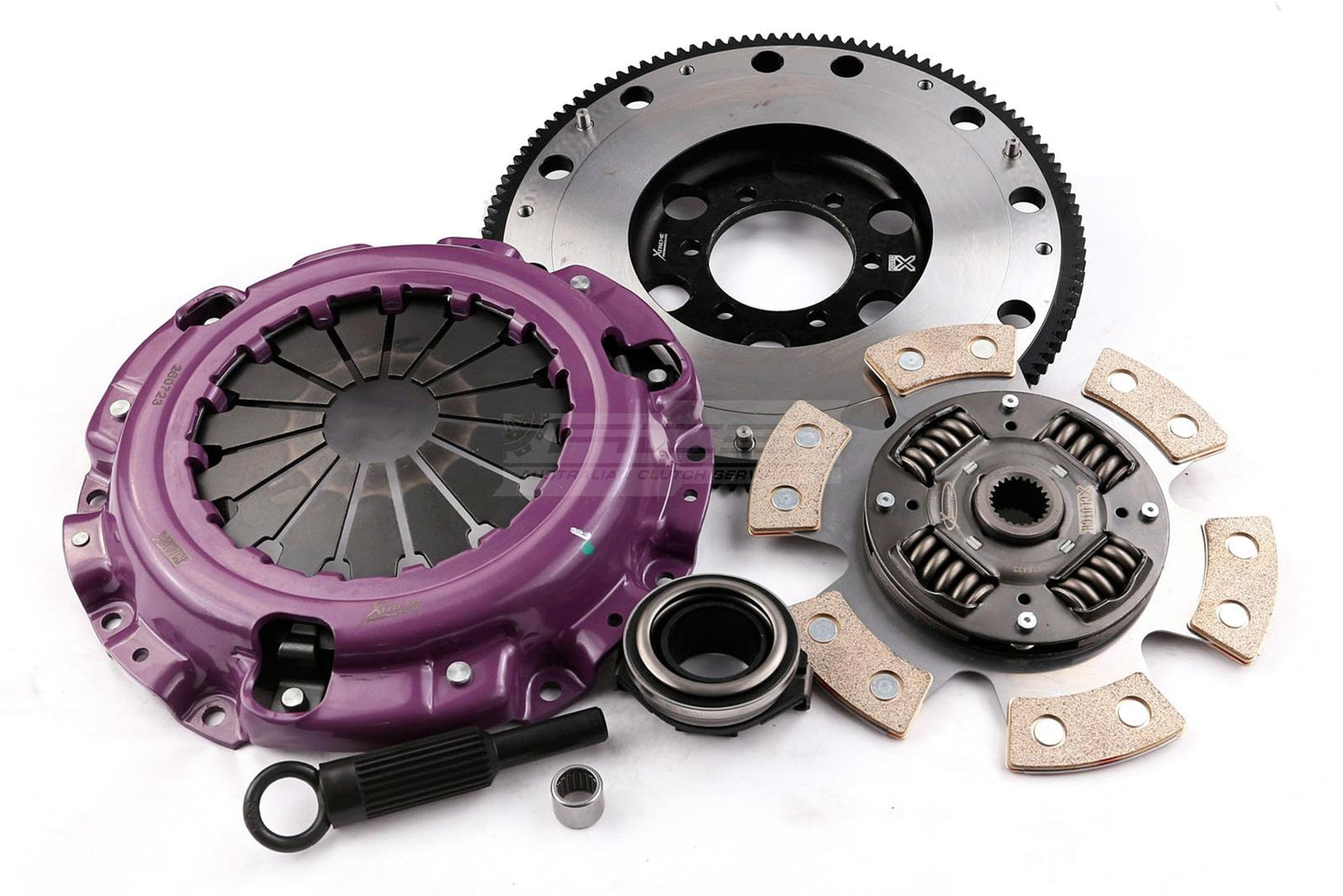 Clutch Kit - Xtreme Performance Heavy Duty Sprung Ceramic Incl Flywheel KMZ24504-1B