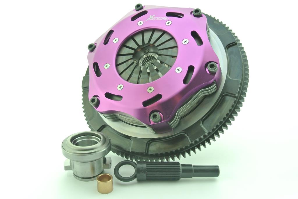 Xtreme Performance - 184mm Rigid Ceramic Triplate Plate Clutch Kit Incl Flywheel KNI18521-3E