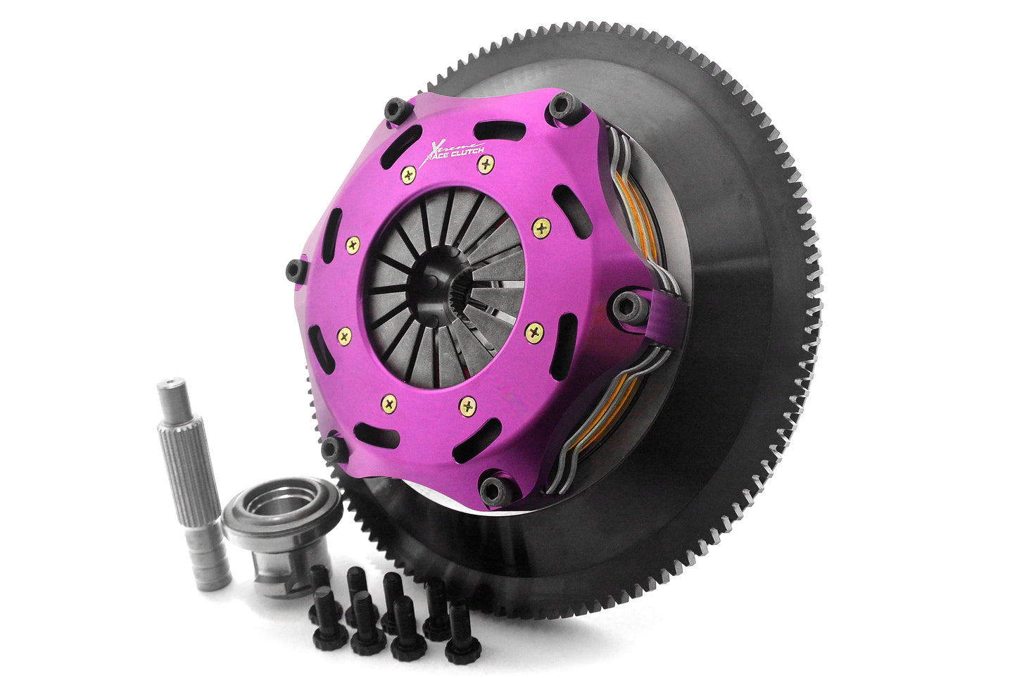 Xtreme Performance - 184mm Rigid Ceramic Twin Plate Clutch Kit Incl Flywheel 1220Nm KNI18523-2E