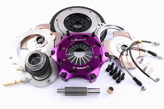 Xtreme Performance - 184mm Rigid Ceramic Twin Plate Clutch Kit Incl Flywheel & CSC 1220Nm KNI18635-2E