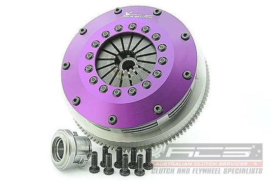 Xtreme Performance - 200mm Sprung Ceramic Twin Plate Clutch Kit Incl Flywheel 1200Nm KNI20522-2B