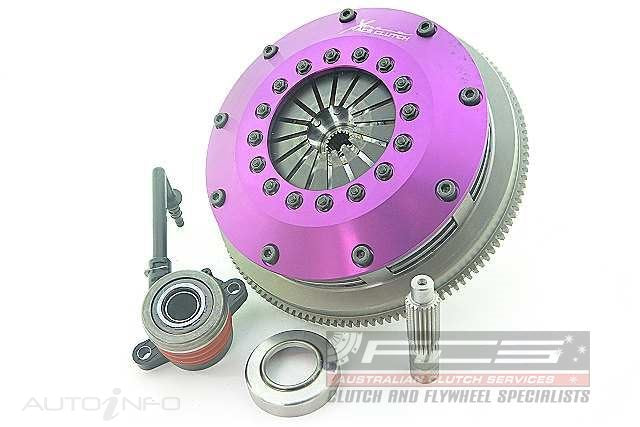 Xtreme Performance - 200mm Rigid Ceramic Twin Plate Clutch Kit Incl Flywheel & CSC 1200Nm KNI20632-2E