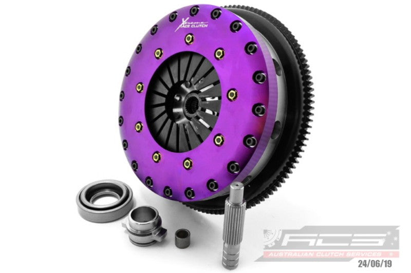 Xtreme Performance - 230mm Sprung hub Organic Twin Plate Clutch Kit Incl Flywheel 1000Nm KNI23530-2A