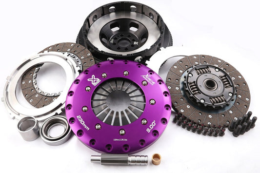 Xtreme Performance - 230mm Sprung hub Organic Twin Plate Clutch Kit Incl Flywheel 1000Nm KNI23561-2A