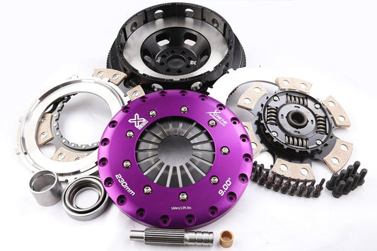 Xtreme Performance - 230mm Sprung Ceramic Twin Plate Clutch Kit Incl Flywheel 1000Nm KNI23561-2B