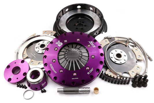 Xtreme Performance - 230mm Rigid Ceramic Twin Plate Clutch Kit Incl Flywheel & CSC 1800Nm KNI23683-2E