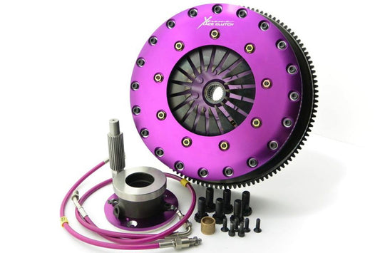 Xtreme Performance - 230mm Sprung Ceramic Twin Plate Clutch Kit Incl Flywheel & CSC 1000Nm KNI23683-2B