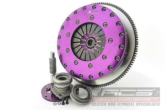 Xtreme Performance - 230mm Rigid Ceramic Twin Plate Clutch Kit Incl Flywheel & CSC 1800Nm KNI23688-2E