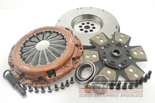 Clutch Kit - Xtreme Outback Heavy Duty Sprung Ceramic Incl Flywheel 930Nm 1250KG (25% inc.) KNI25509-1B