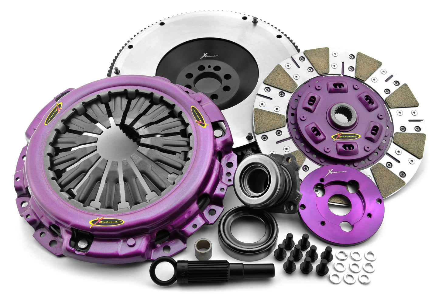 Clutch Kit - Xtreme Performance Heavy Duty Cushioned Ceramic Incl Flywheel & CSC 1250Kg 930Nm KNI25688-1C